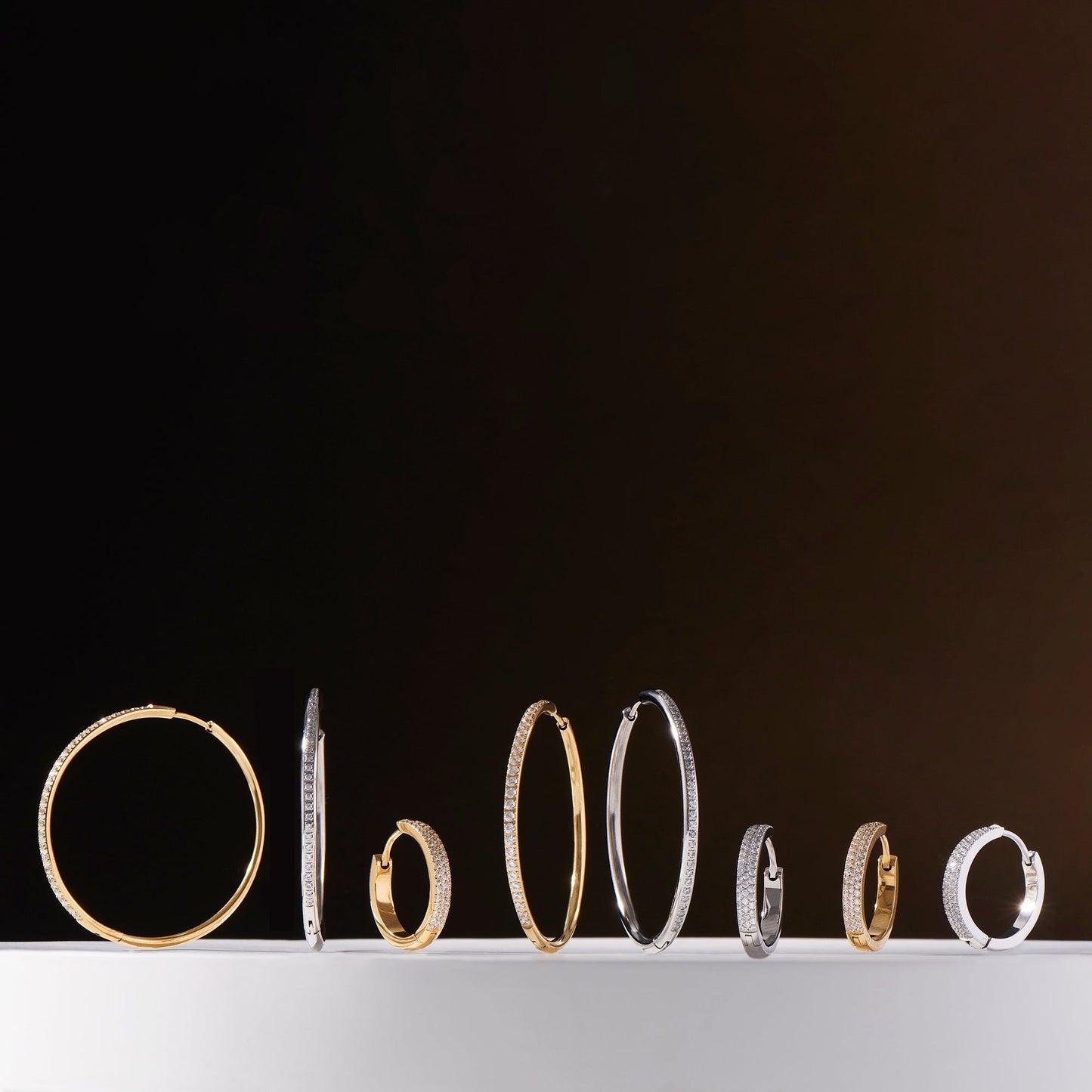 Boucles d'oreilles Huggie grandes Helena