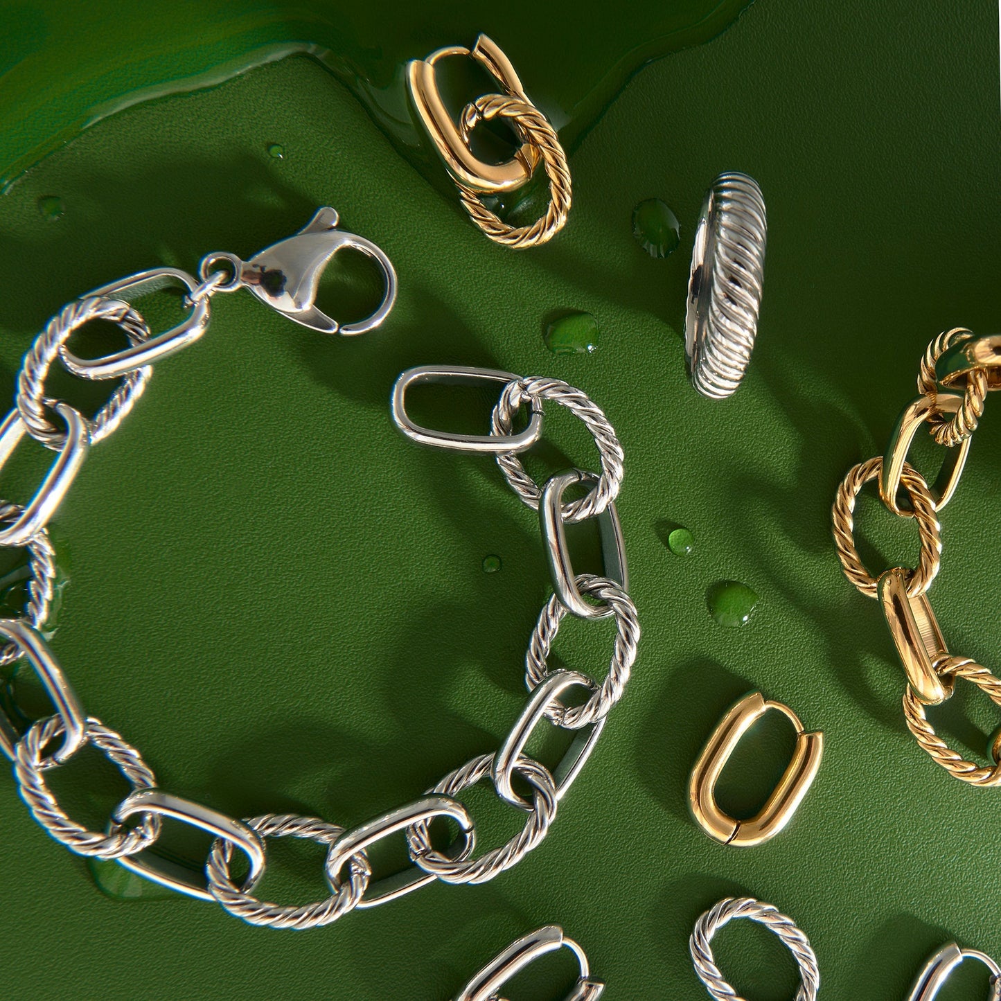 Boucles d'oreilles créoles Cécilia