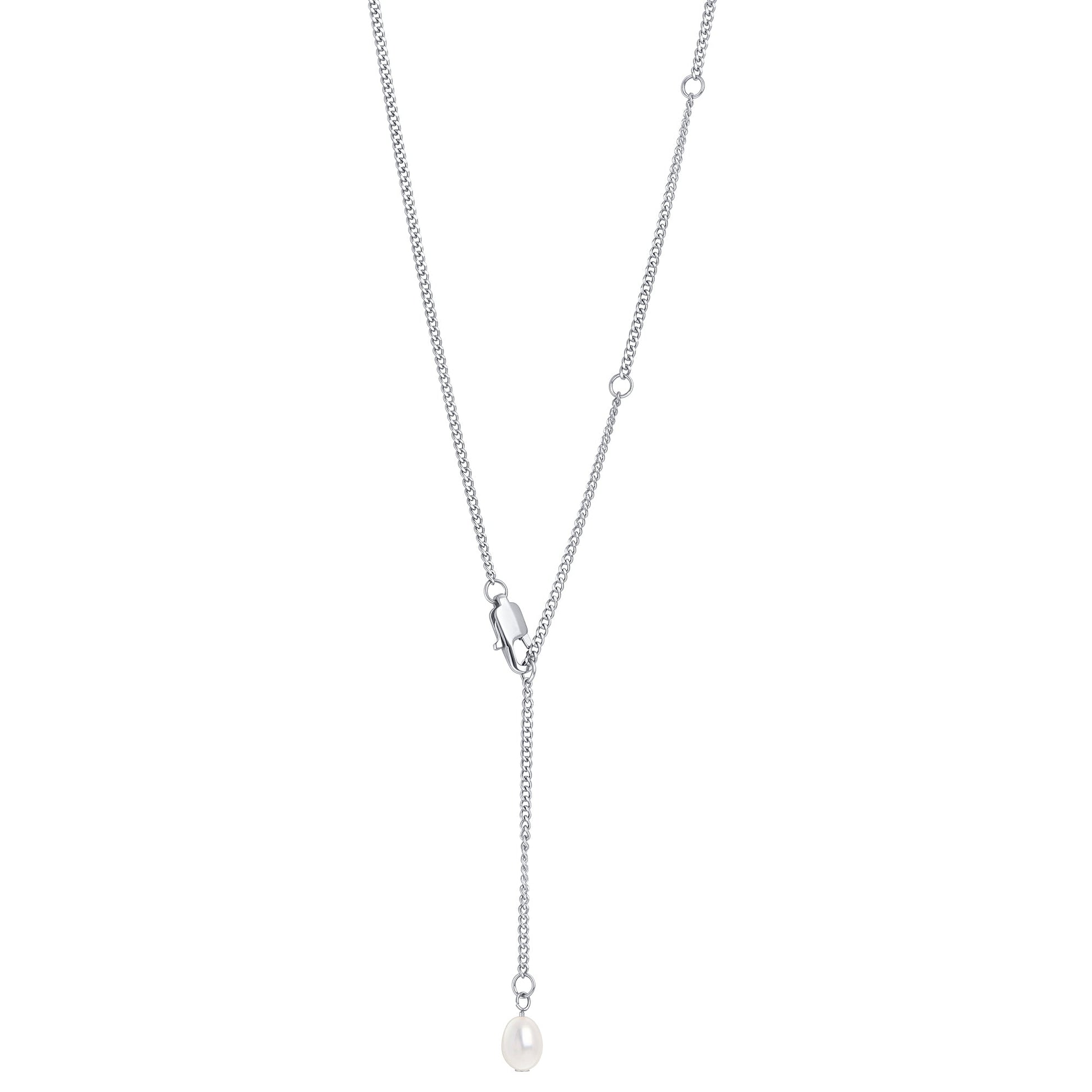 Waterproof stainless steel body chain with pendant pearl MIAJWL Chaîne de corps acier inoxydable à l'épreuve de l'eau avec perle pendante Mia Bijoux