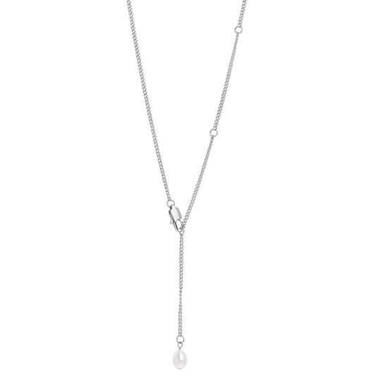 Waterproof stainless steel body chain with pendant pearl MIAJWL Chaîne de corps acier inoxydable à l'épreuve de l'eau avec perle pendante Mia Bijoux