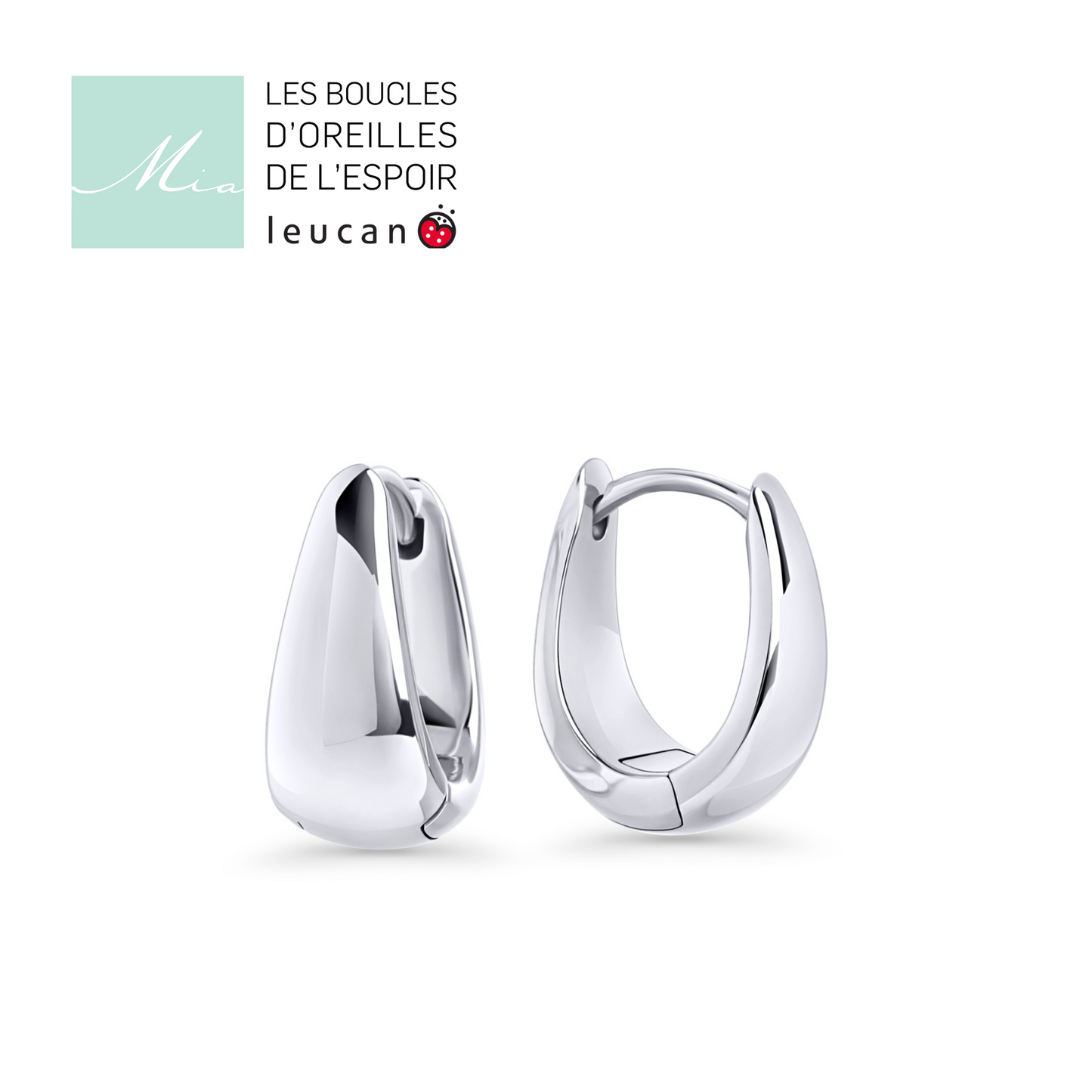 Les boucles d'oreilles de l'espoir de Leucan