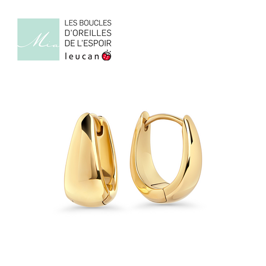 Les boucles d'oreilles de l'espoir de Leucan