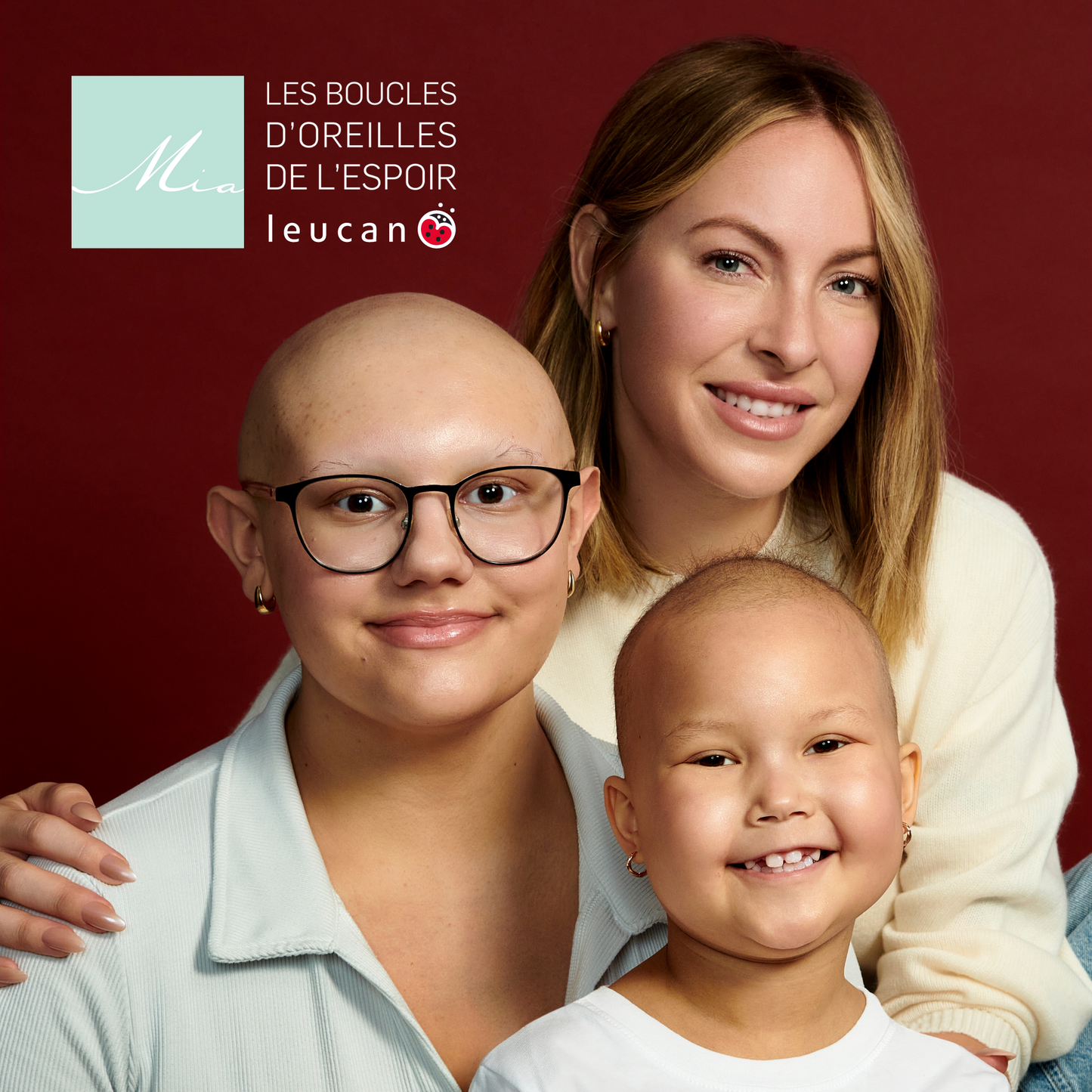 Les boucles d'oreilles de l'espoir de Leucan