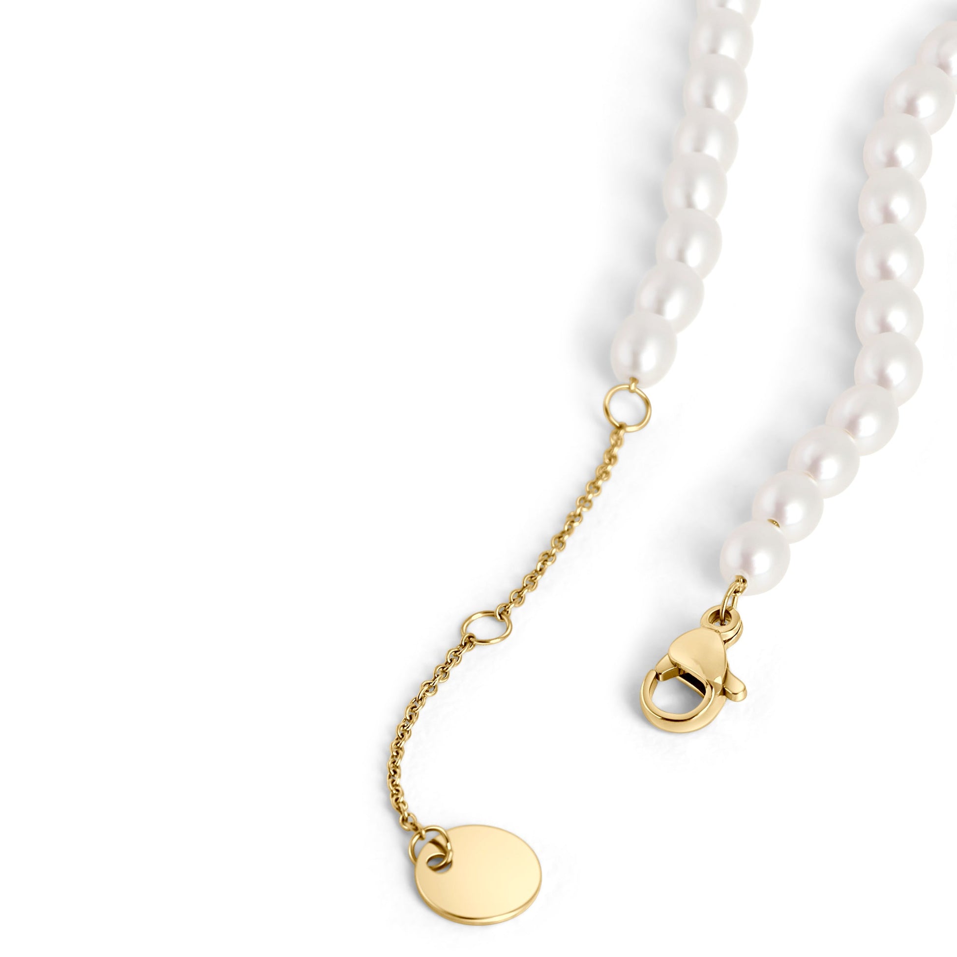 Collier perles ajustable à l'épreuve de l'eau et sans allergie Mia Bijoux