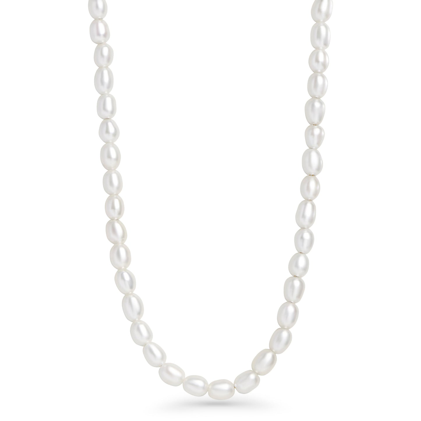 Stainless steel small pearls necklace waterproof collier petites perles acier inoxydable or à l'épreuve de l'eau MIA
