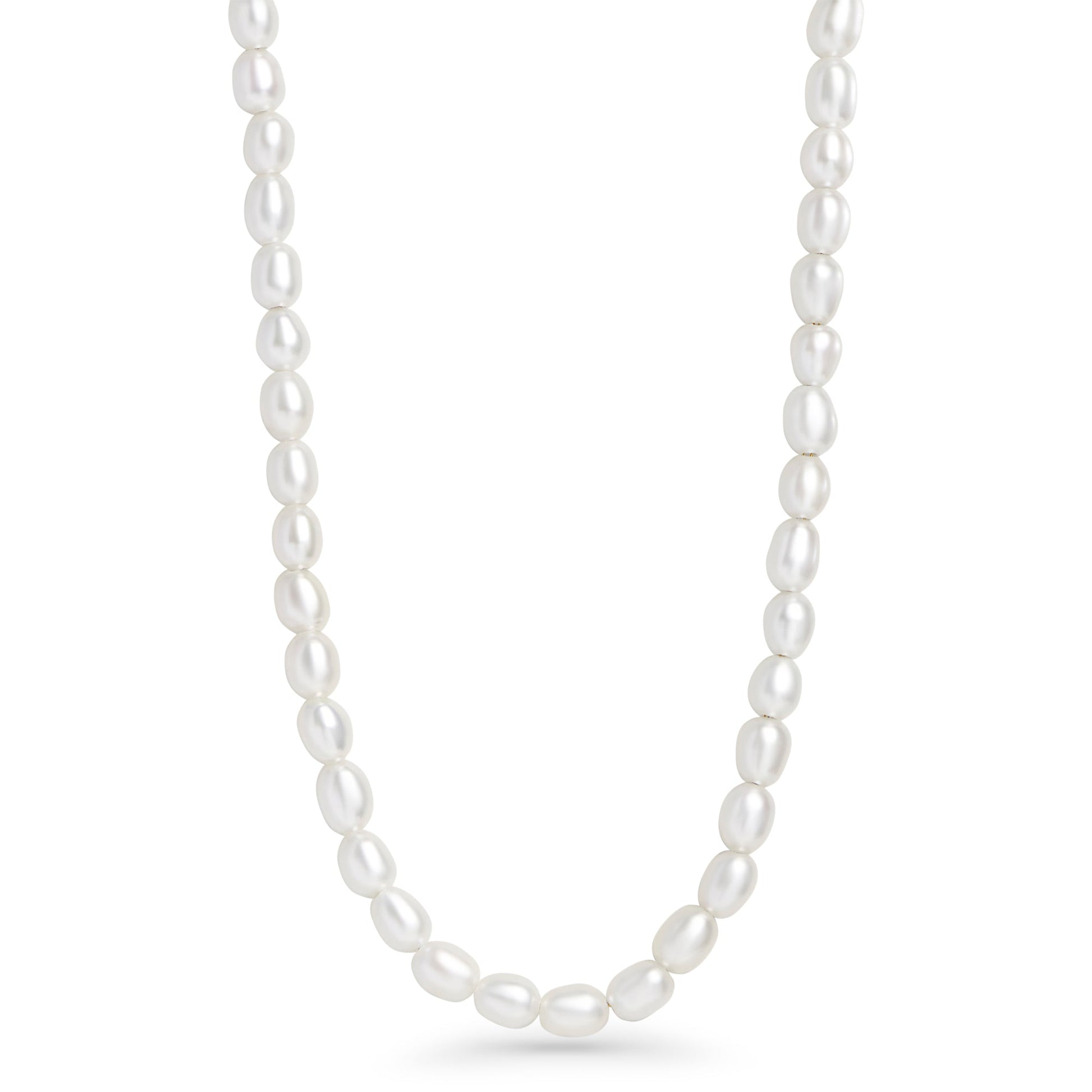 Stainless steel small pearls necklace waterproof collier petites perles acier inoxydable or à l'épreuve de l'eau MIA