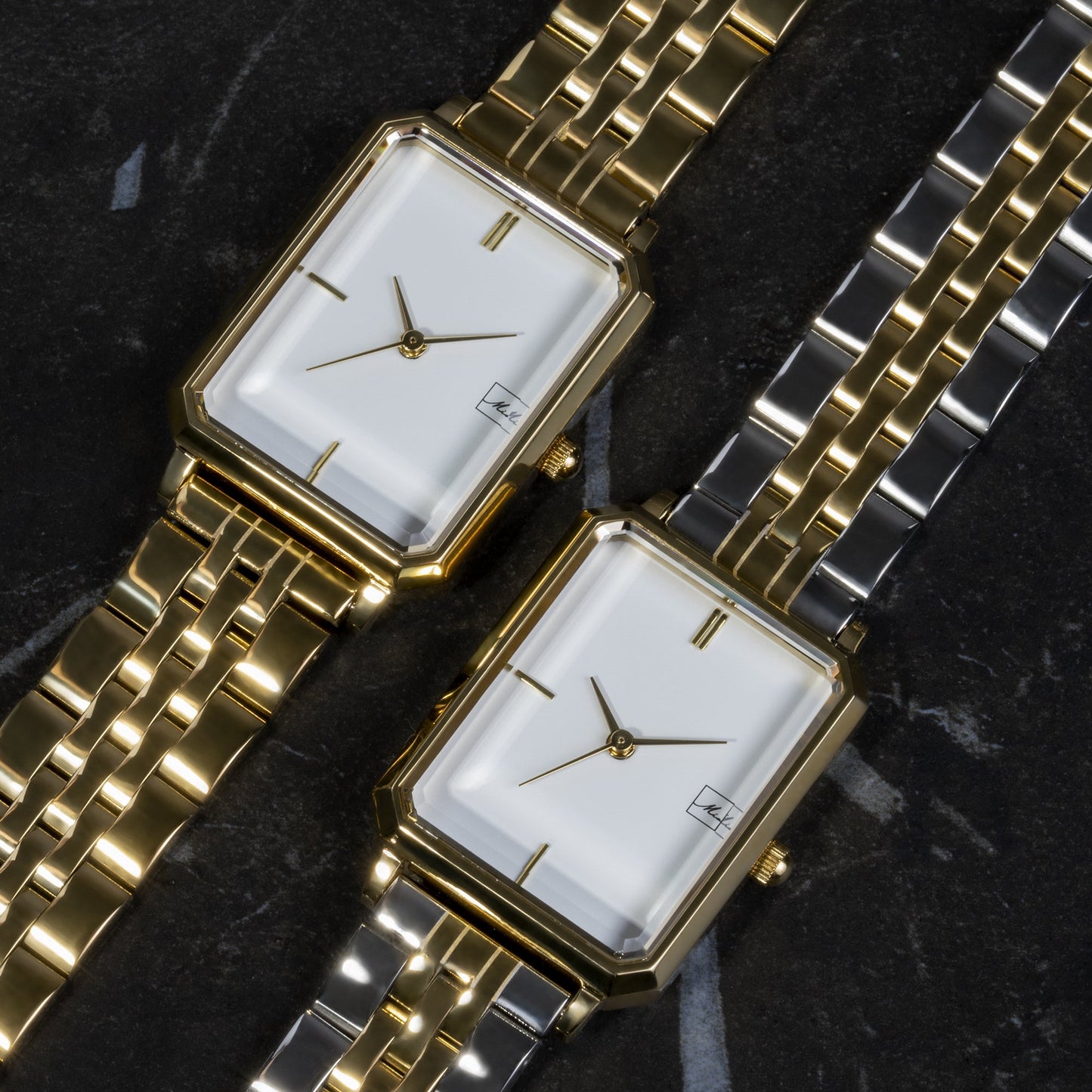 Montre d'angle en acier inoxydable