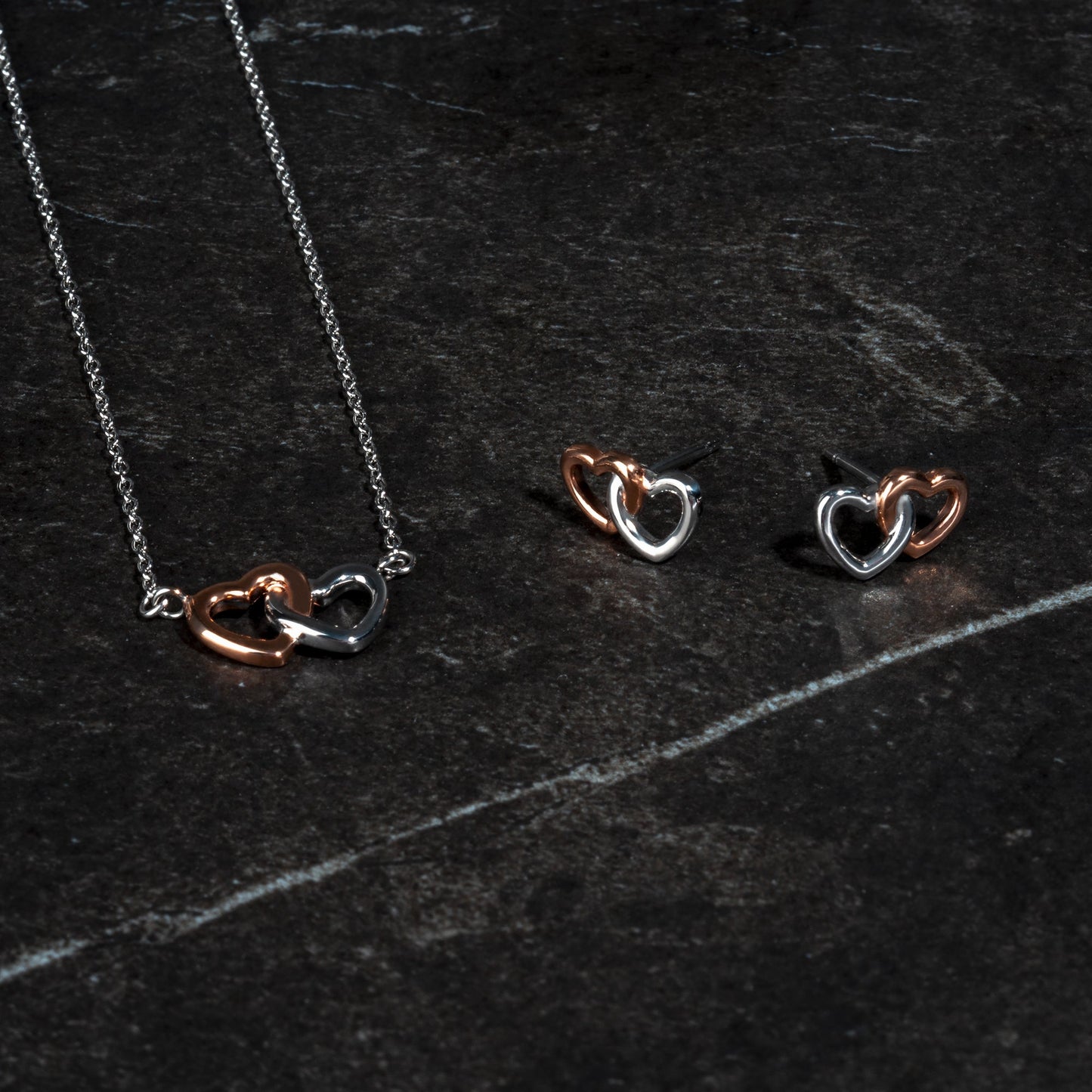 Boucles d'oreilles coeur Synchronicité