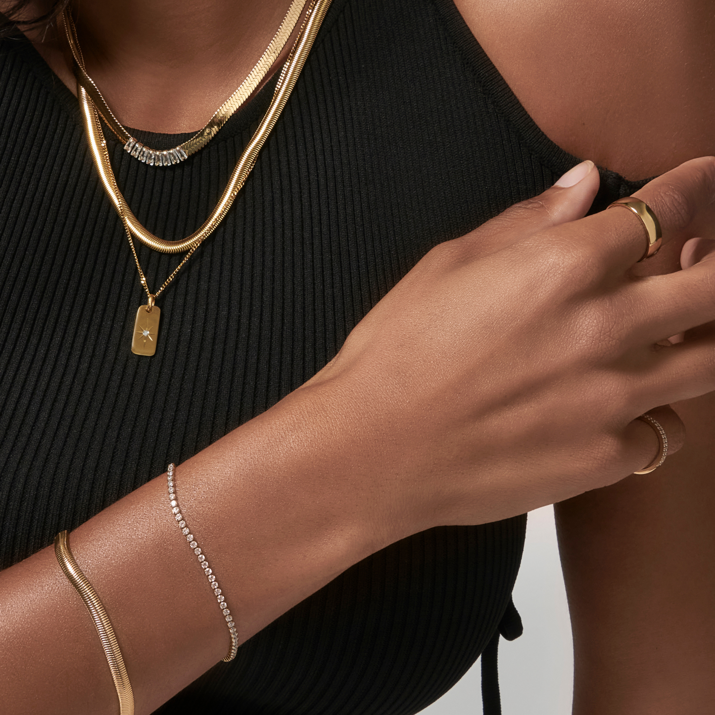 Collier avec pendentif Polaris