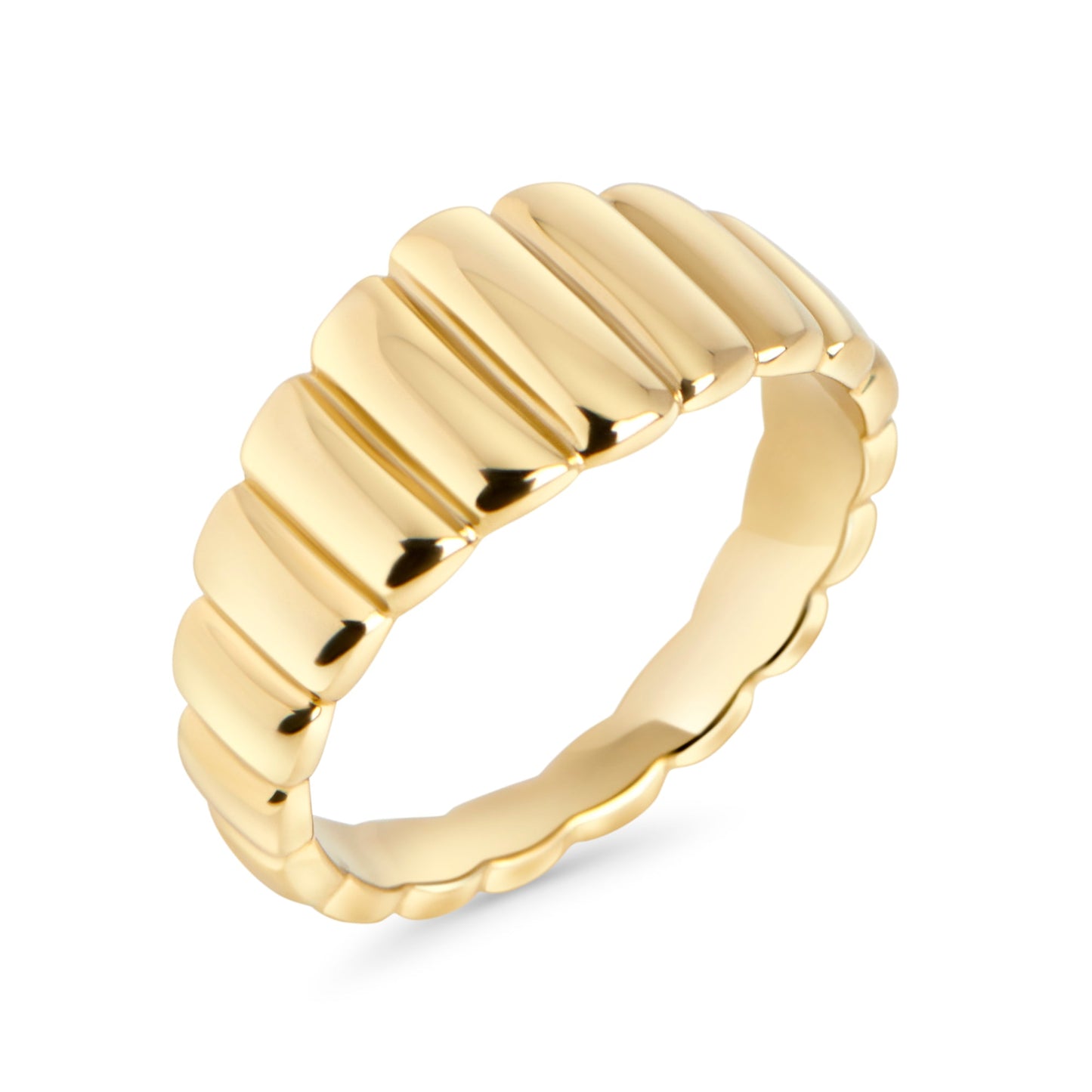    Gold_Bold_Lines_Ring_Stainless_Steel_Bague_Large_Rayures_Acier_Inoxydable_Or