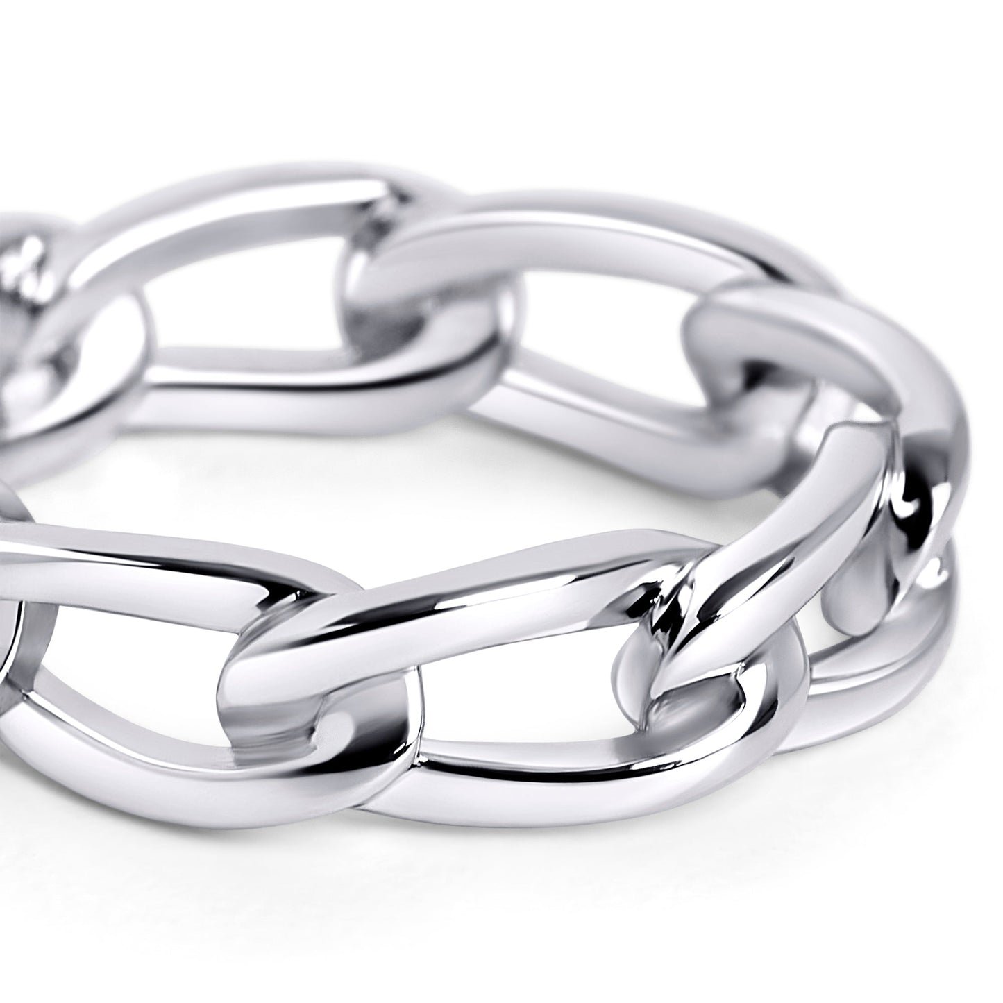 stainless steel ring water resistant MIAJWL bague mailles inox Mia Bijoux