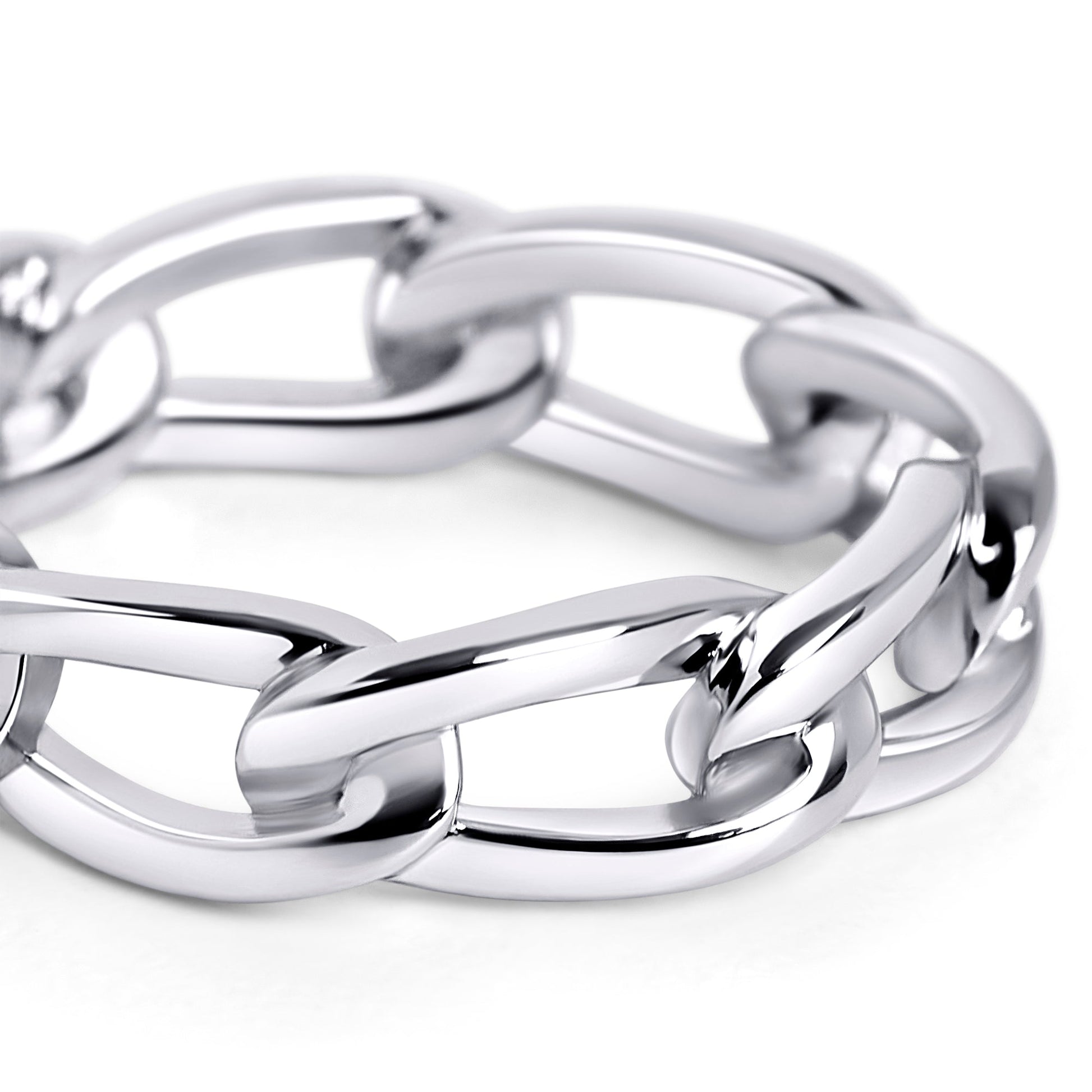 stainless steel ring water resistant MIAJWL bague mailles inox Mia Bijoux