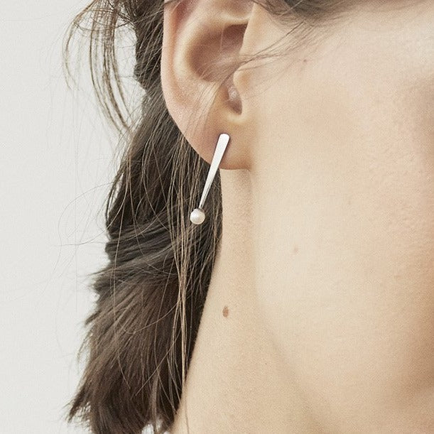 Boucles d'oreilles pendantes en perles