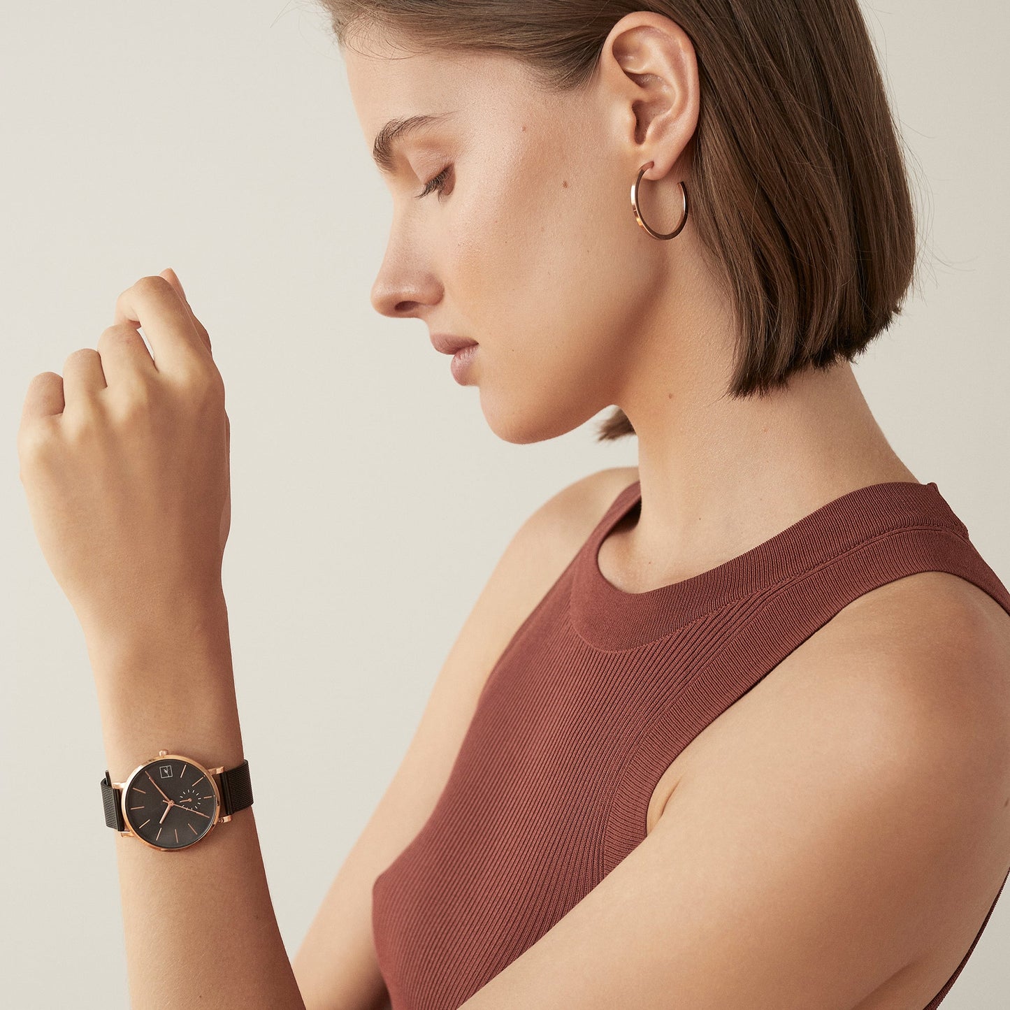 Boucles d'oreilles créoles rondes