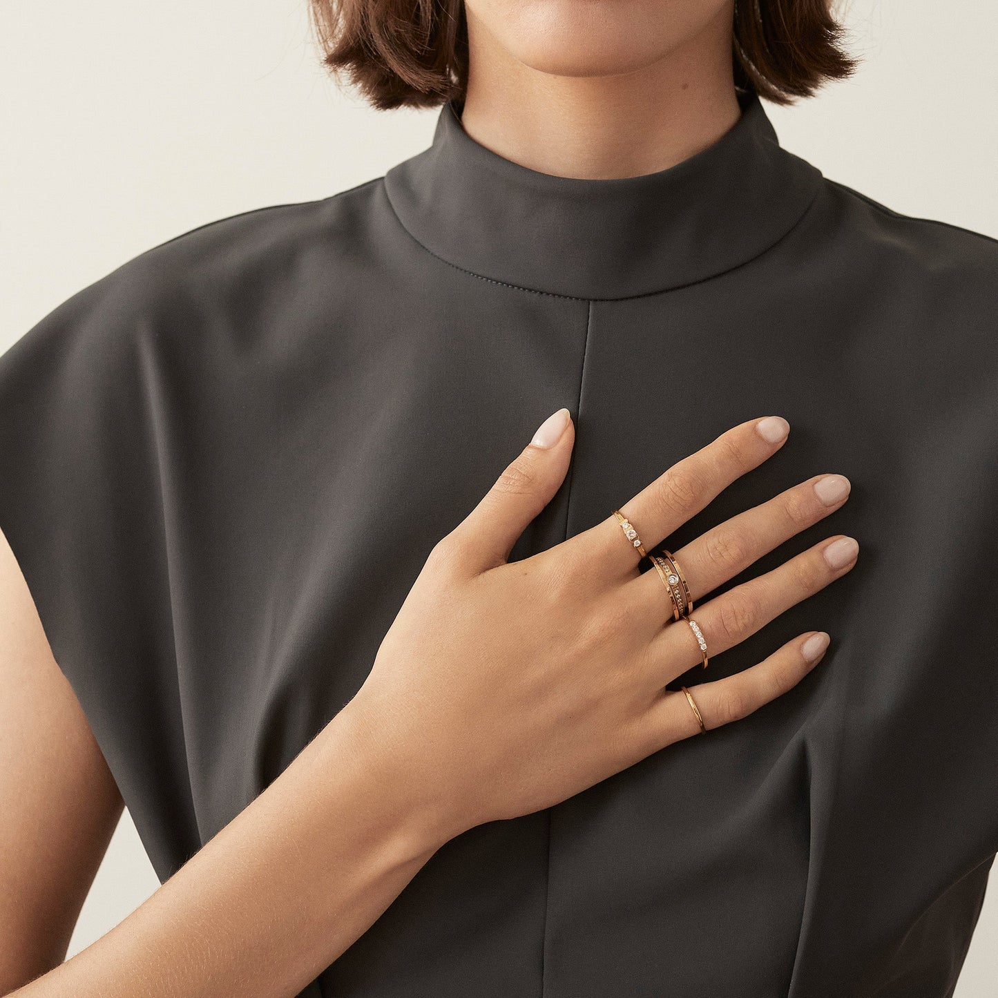 Bague empilable simple