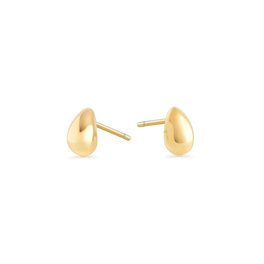 Safe for skin stainless steel gold mini drop fixed earrings MIAJWL