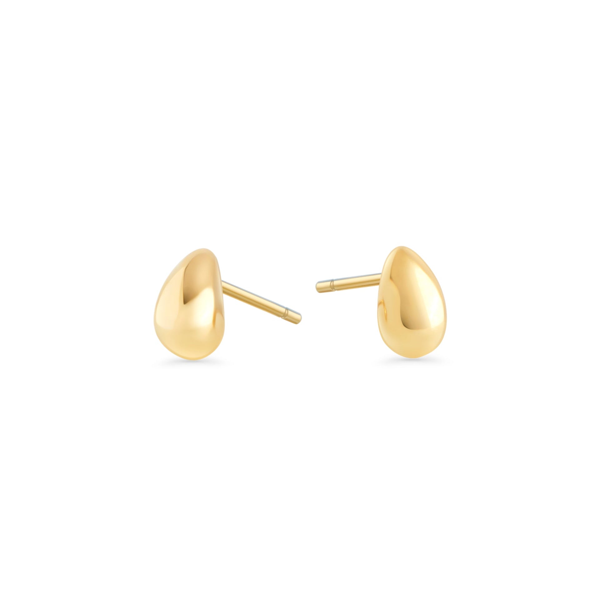 Safe for skin stainless steel gold mini drop fixed earrings MIAJWL