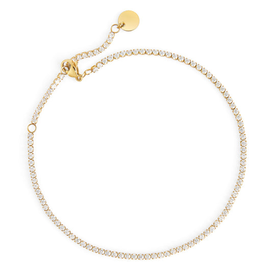 Mini bracelet de cheville de tennis