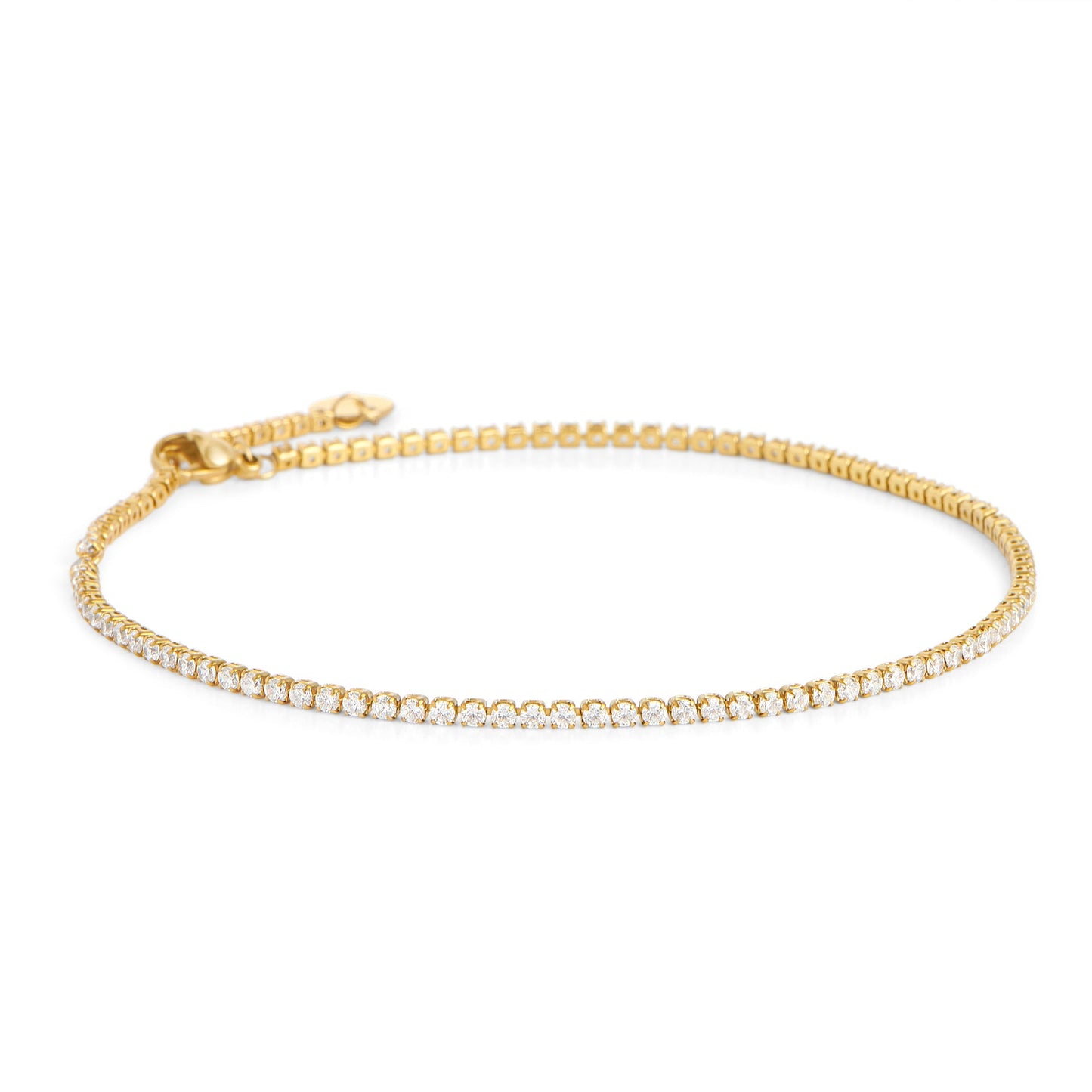 Mini bracelet de cheville de tennis