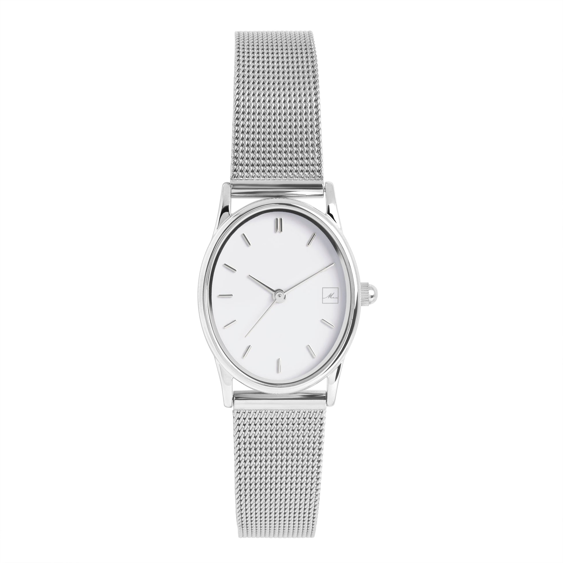 Oval dial small watch stainless steel petite montre cadran ovale minimaliste acier inoxydable MIA