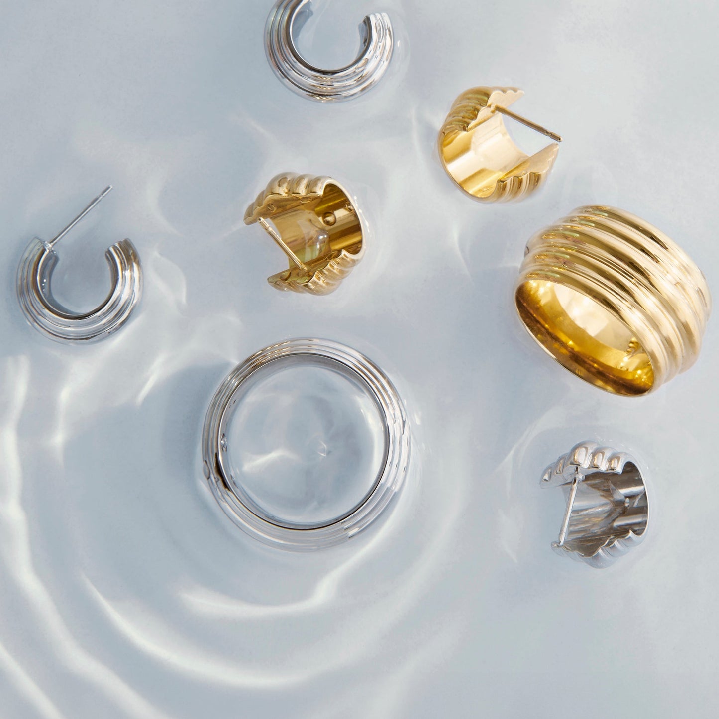 Boucles d'oreilles créoles Jackie