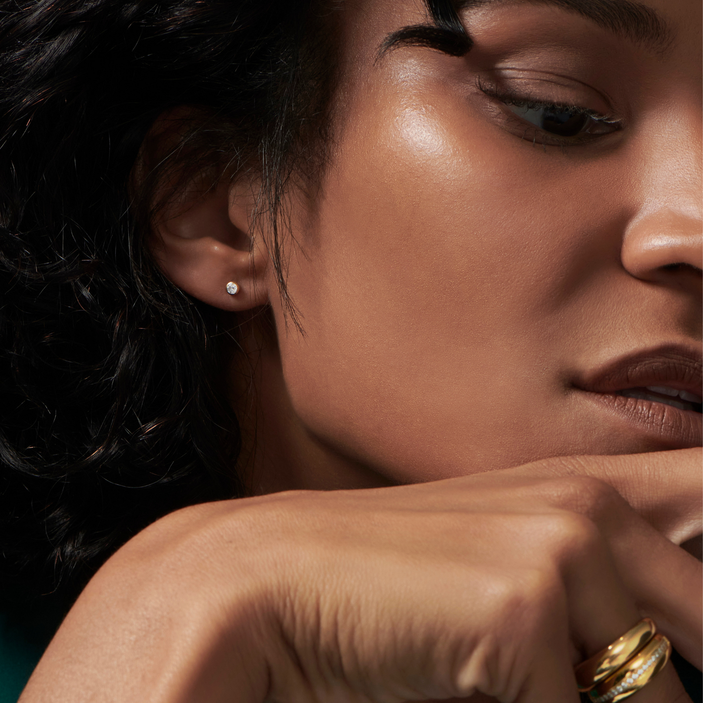 Boucles d'oreilles à tige Jupiter