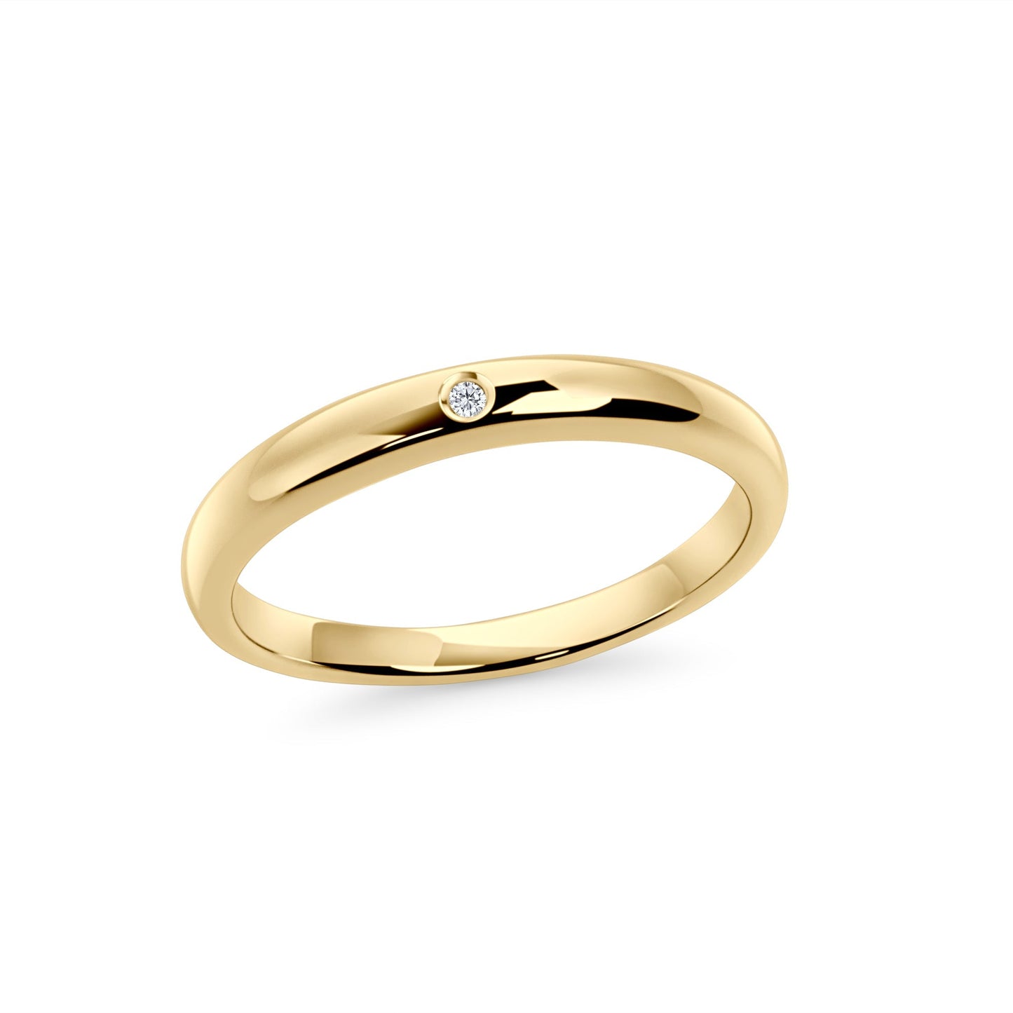 High Quality Stone Stainless Steel gold Ring Non-Tarnish Skin Safe MIA Jewelry