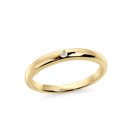High Quality Stone Stainless Steel gold Ring Non-Tarnish Skin Safe MIA Jewelry