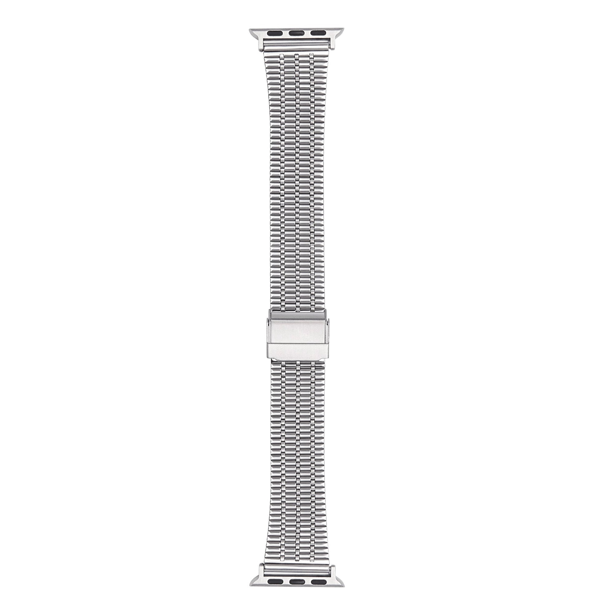 Waterproof small links watch band silver stainless steel MIAJWL bracelet montre petites mailes acier inoxydable à l'épreuve de l'eau Mia Bijoux