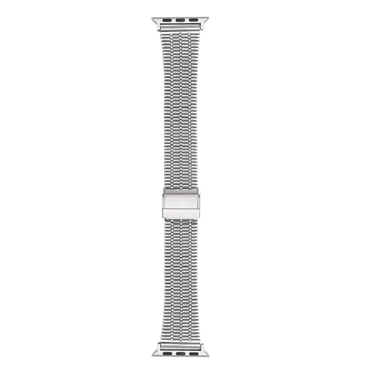 Waterproof small links watch band silver stainless steel MIAJWL bracelet montre petites mailes acier inoxydable à l'épreuve de l'eau Mia Bijoux