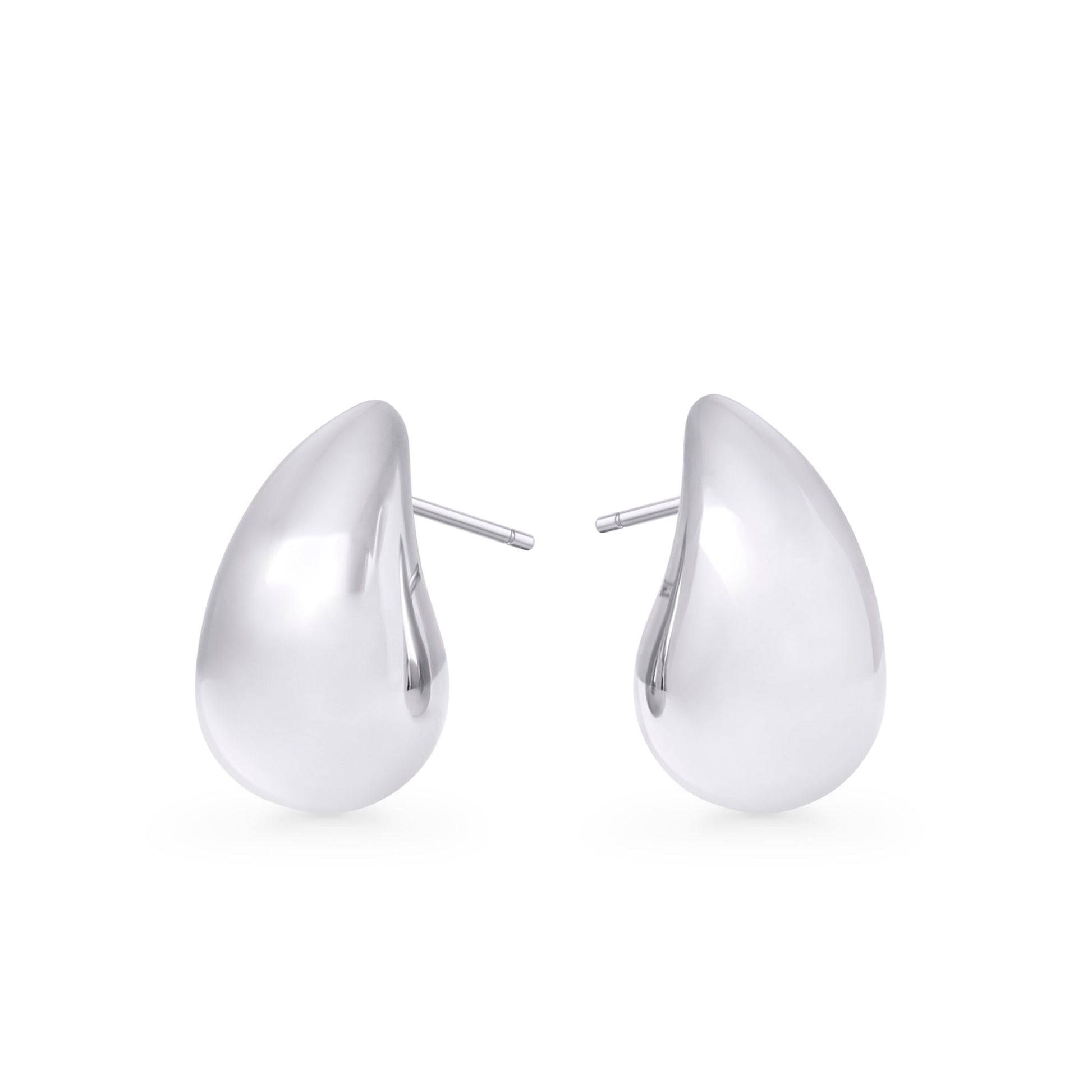 Anneaux boucles d'oreilles petites gouttes tendance acier inoxydable aucune allergie Mia Bijoux