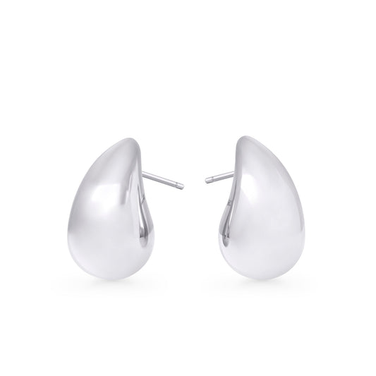 Anneaux boucles d'oreilles petites gouttes tendance acier inoxydable aucune allergie Mia Bijoux