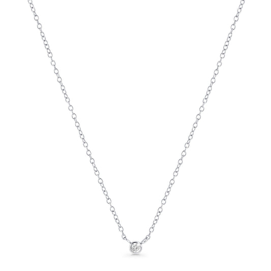 Solitaire stone stainless steel pendant necklace safe for skin MIAJWL Collier pendentif acier inoxydable pierre solitaire Mia Bijoux