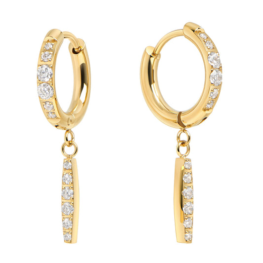 Boucles d'oreilles créoles Penelope