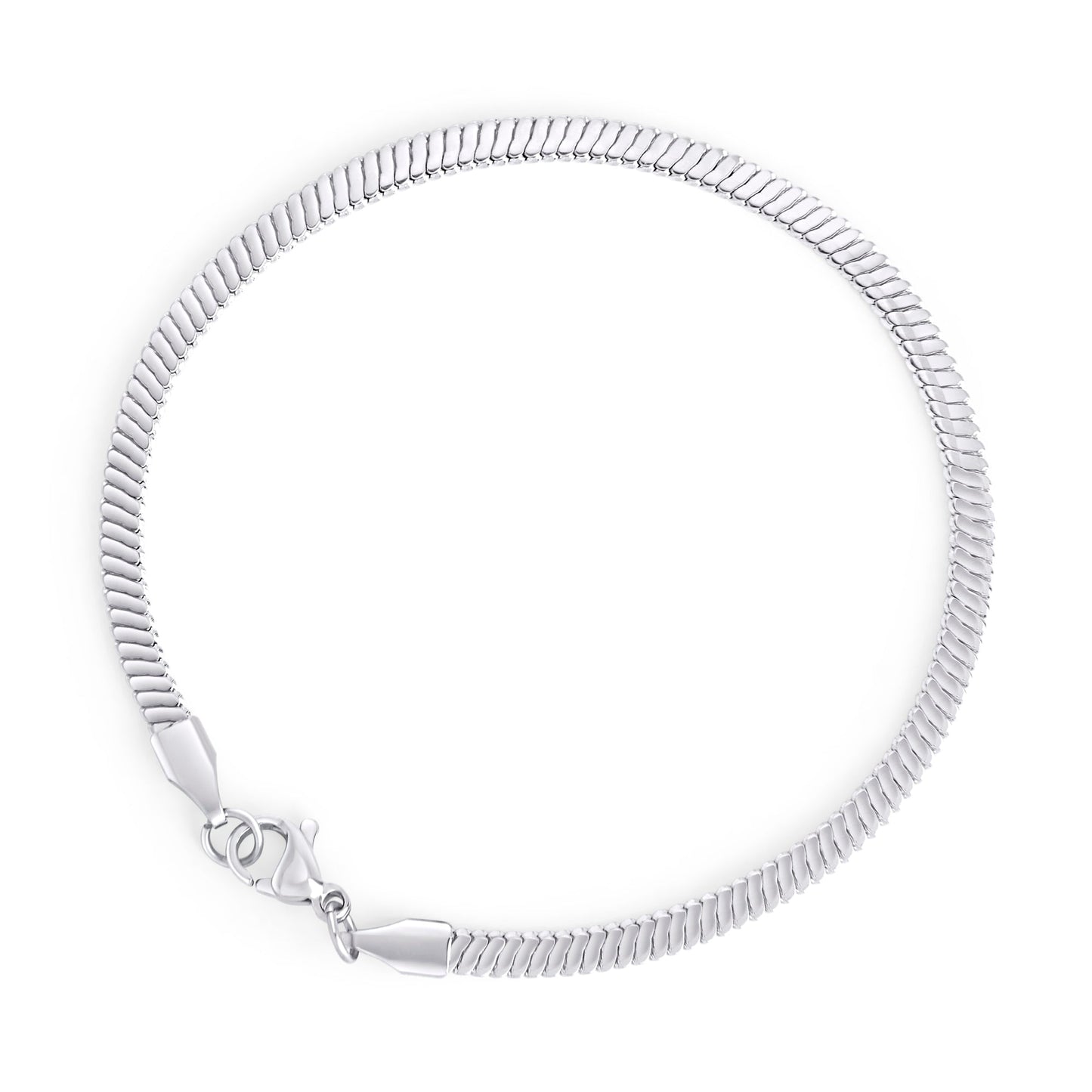 Classic stainless steel line chain bracelet safe for skin MIAJWL