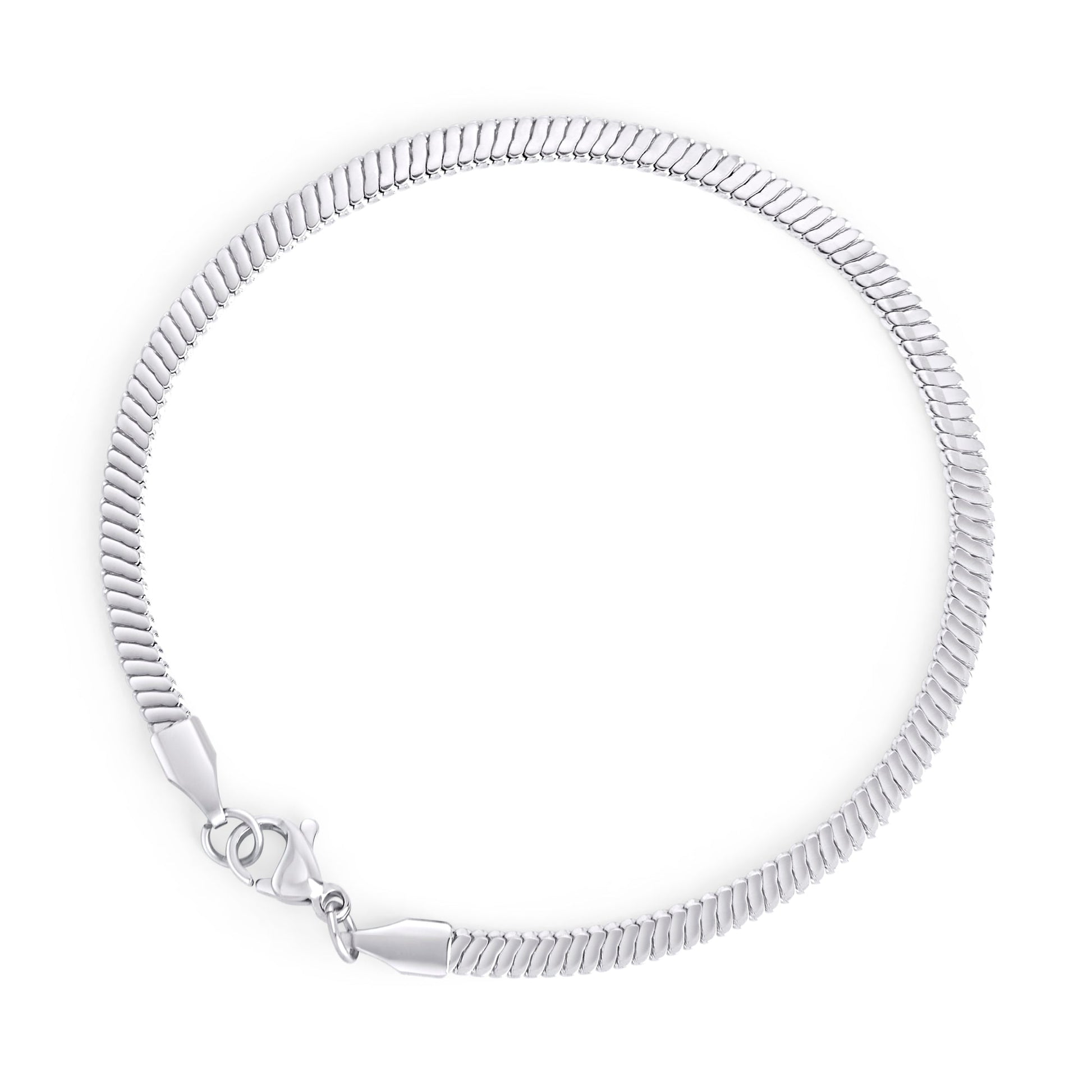 Classic stainless steel line chain bracelet safe for skin MIAJWL