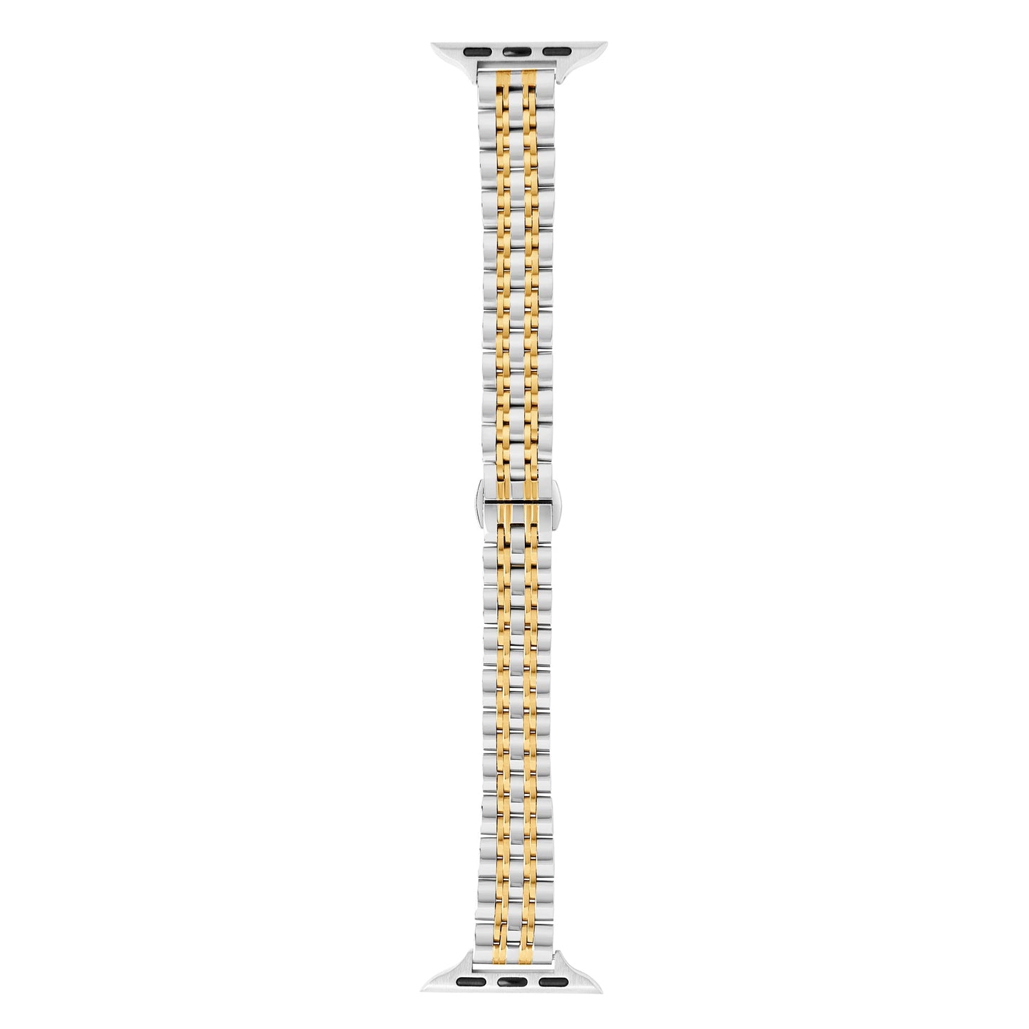 2 tones gold and silver best stainless steel safe for skin apple watch strap MIAJWL