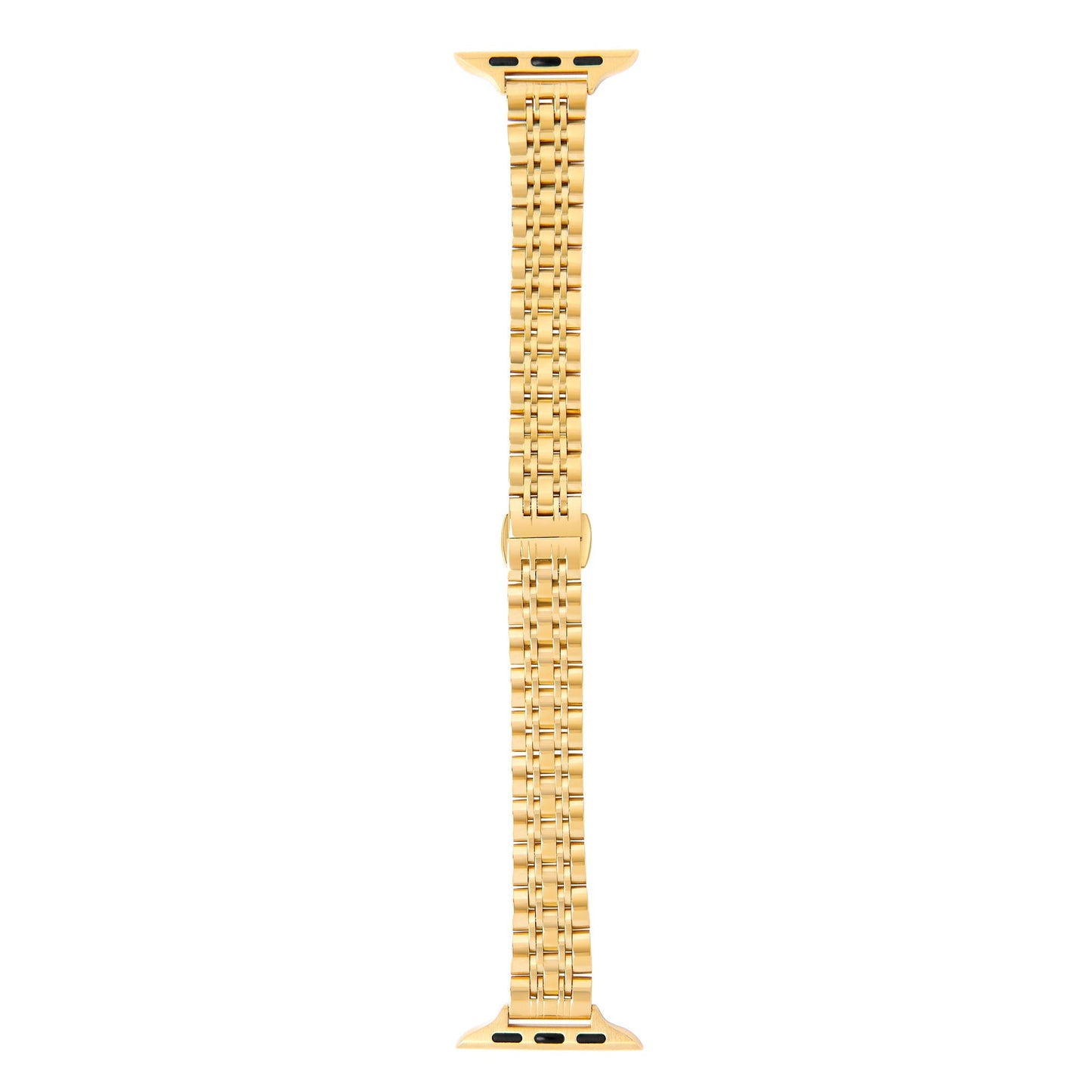 Meilleur bracelet montre intelligente apple acier inoxydable or approuvé par les peaux sensibles Mia Bijoux