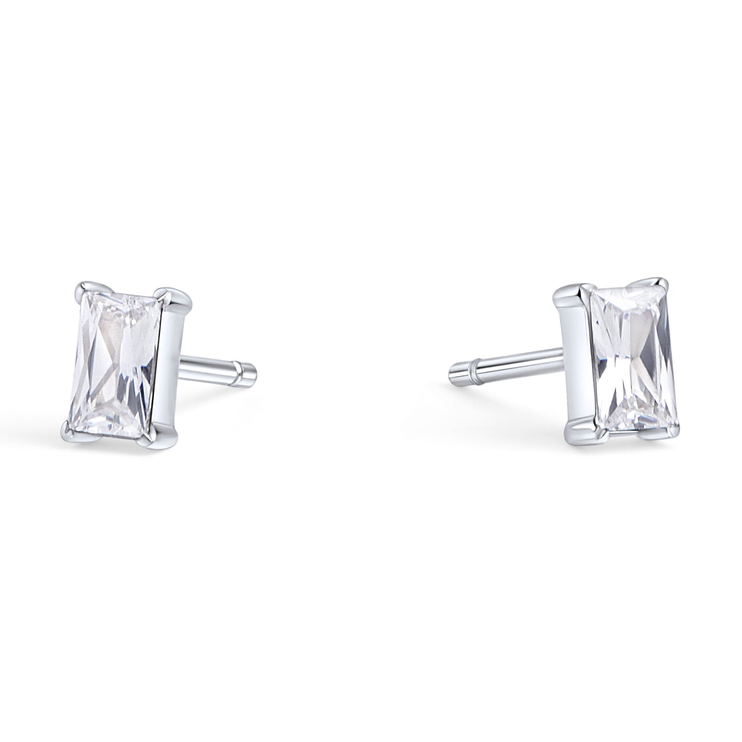    Stainless_steel_rectangular_diamonds_stud_earrings_boucles_d_oreilles_fixes_pierre_rectangulaire_acier_inoxydable