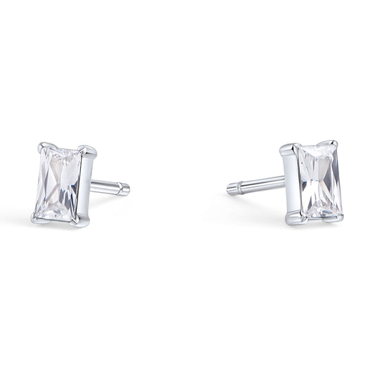    Stainless_steel_rectangular_diamonds_stud_earrings_boucles_d_oreilles_fixes_pierre_rectangulaire_acier_inoxydable