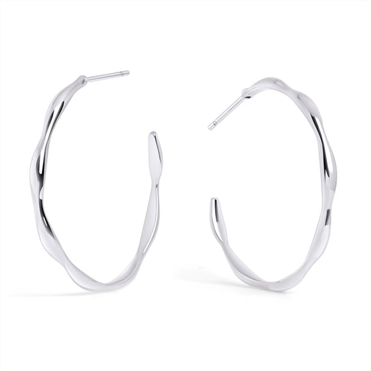 Boucles d'oreilles créoles Flora