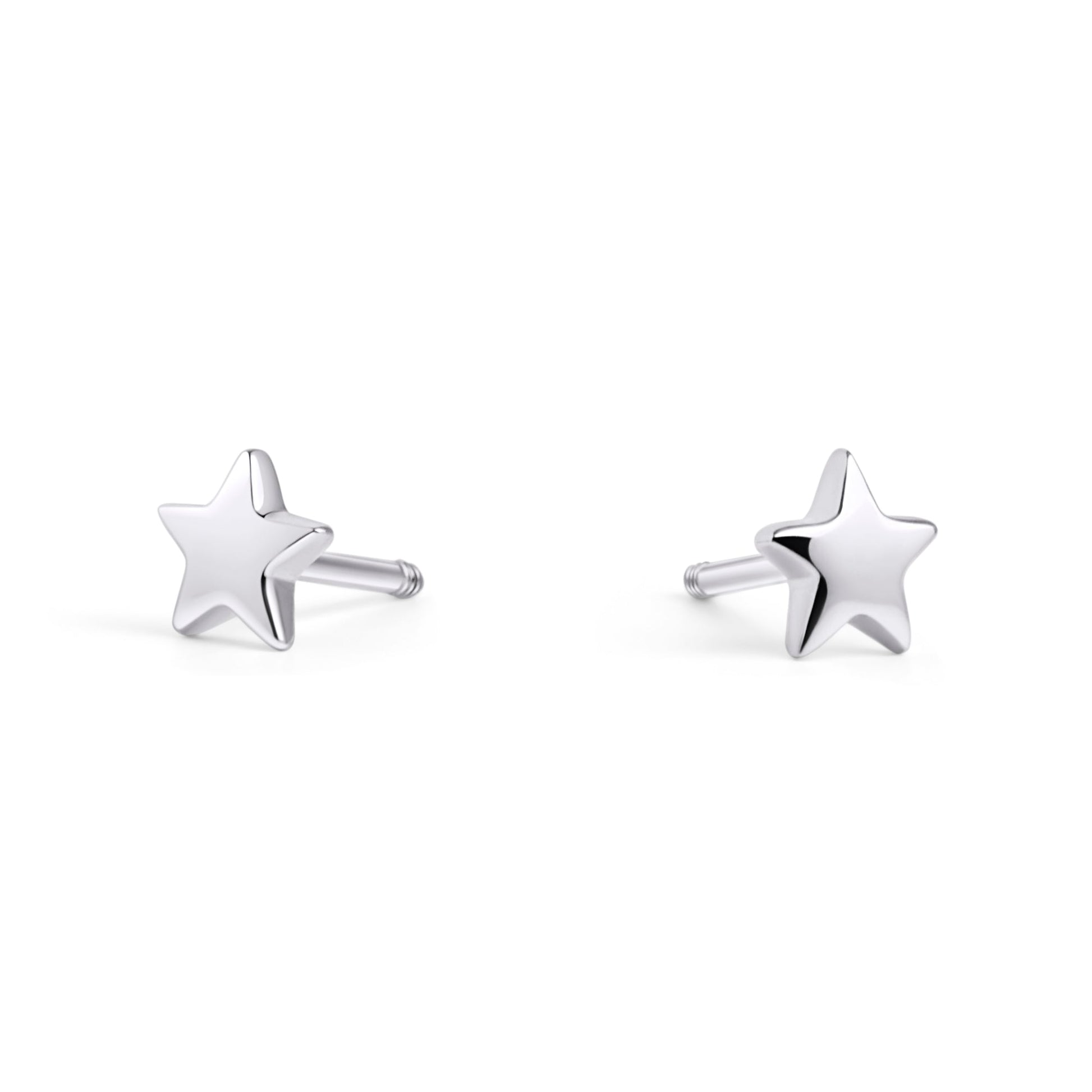    Star_stud_earrings_screw_back_stainless_steel_boucles_oreilles_fixes_etoile_papillon_vis_acier_inoxydable