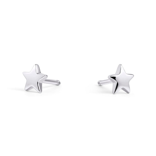    Star_stud_earrings_screw_back_stainless_steel_boucles_oreilles_fixes_etoile_papillon_vis_acier_inoxydable