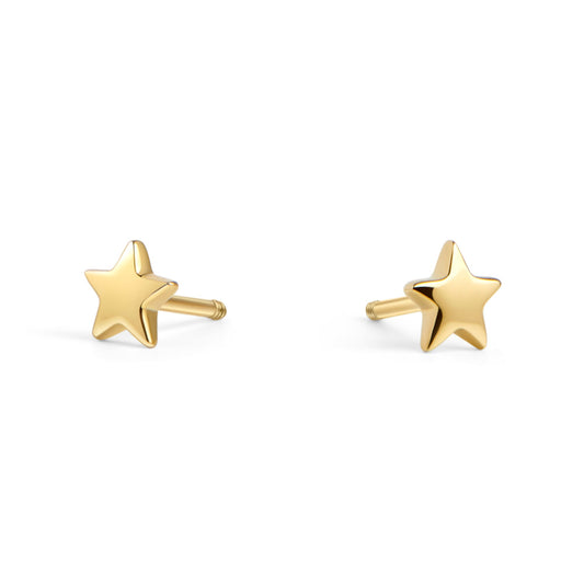 Star_stud_earrings_screw_back_stainless_steel_boucles_oreilles_fixes_etoile_papillon_vis_acier_inoxydable_