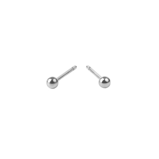 2.5 mm Stainless Steel Micro Sphere Stud Earrings T121E017AR