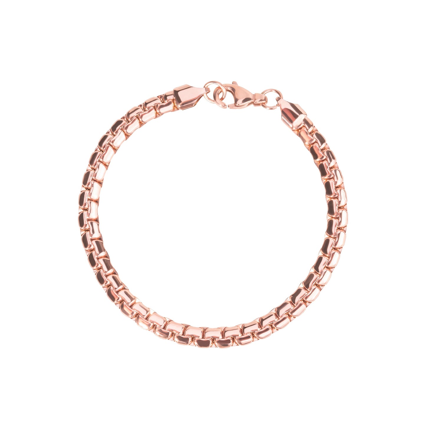 Bracelet or rose hypoallergénique acier inoxydable MIA