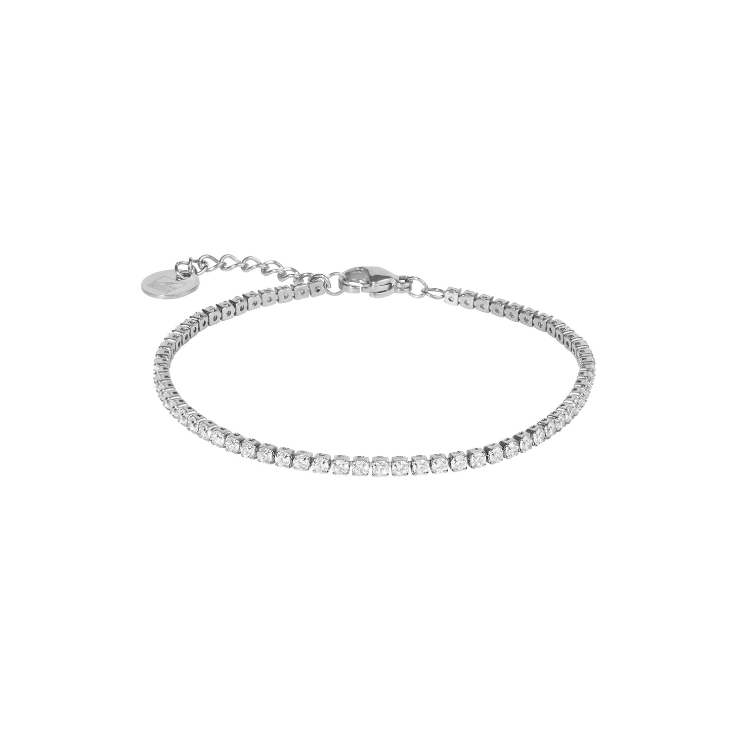 Stainless Steel tennis bracelet with stones waterproof MIA