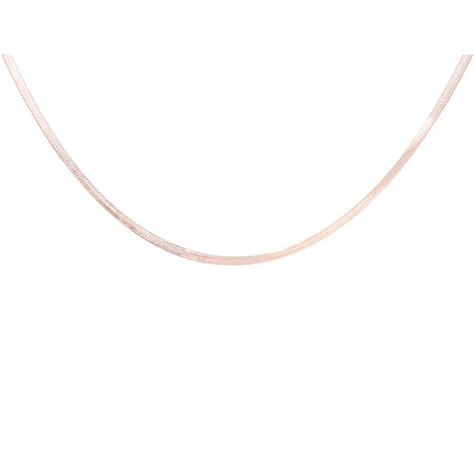 Rosegold flat bold chain shiny stainless steel MIA