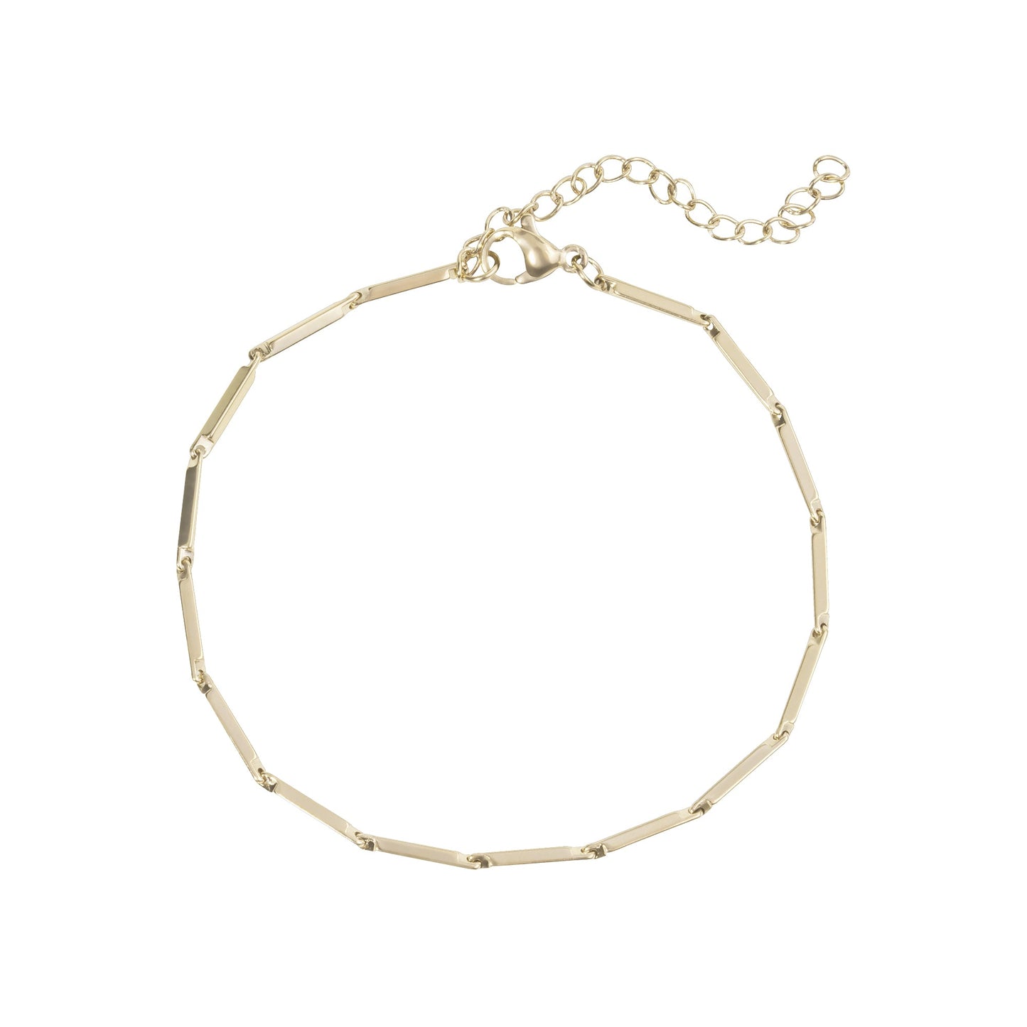 Chaine de cheville or résistante acier inoxydable MIA