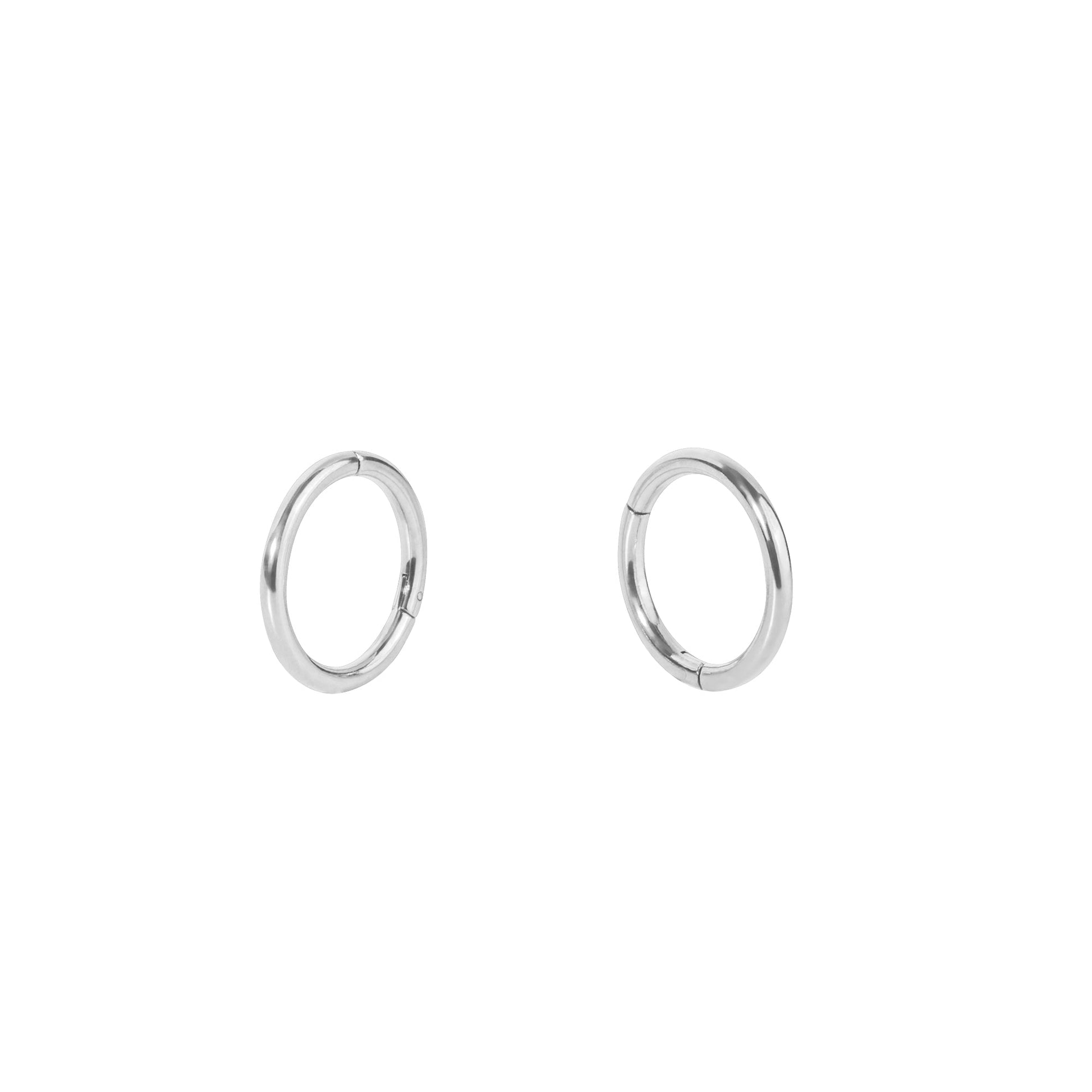 10 mm infinite hoop earrings very thin and comfortable stainless steel MIA